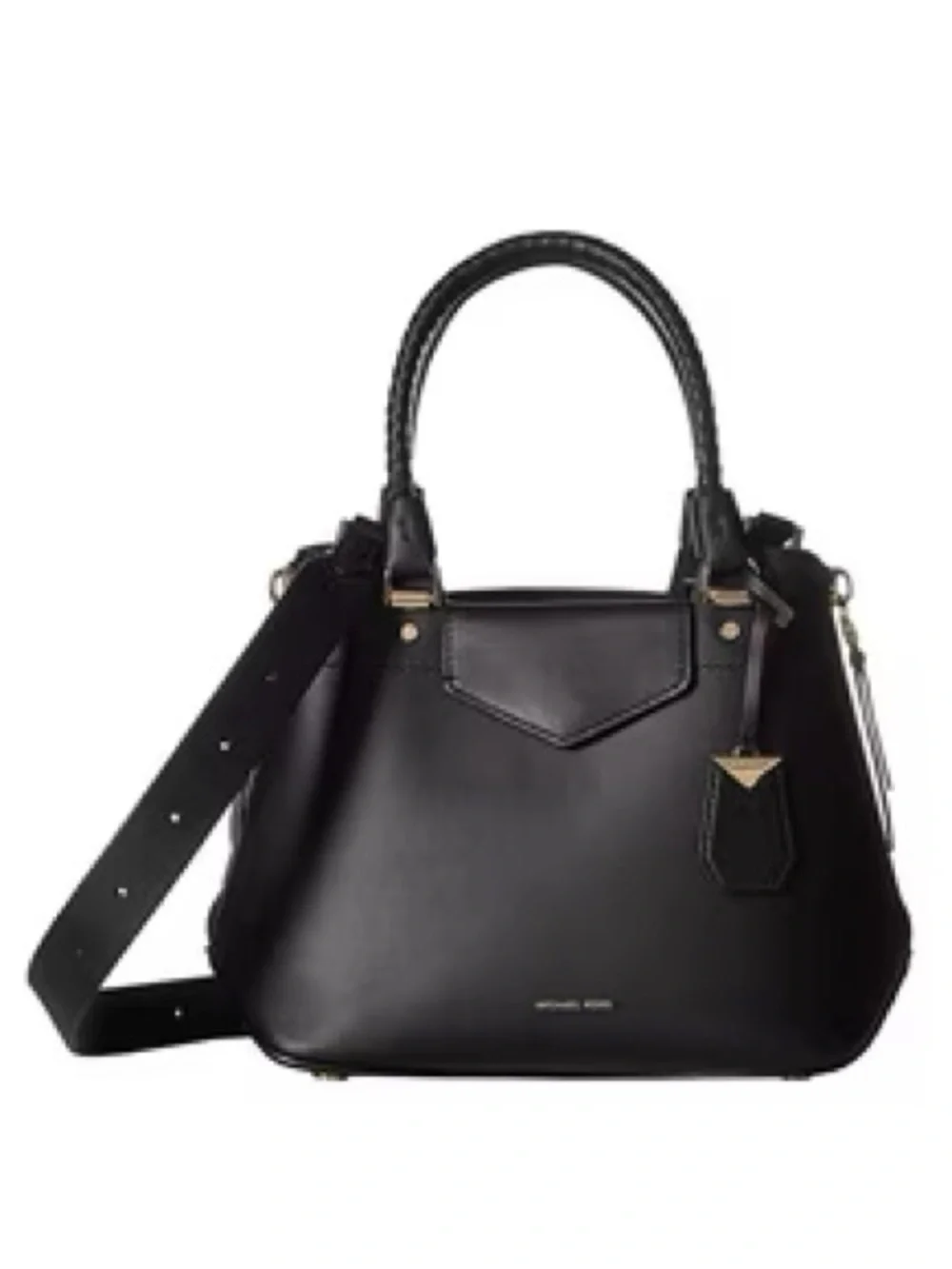 Michael Kors Blakely Leather Satchel with Detachable Strap